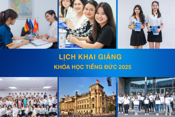 Lớp học tiếng Đức A1.1 tại GCA – Hanoi IEC khai giảng tháng 7–9/2025