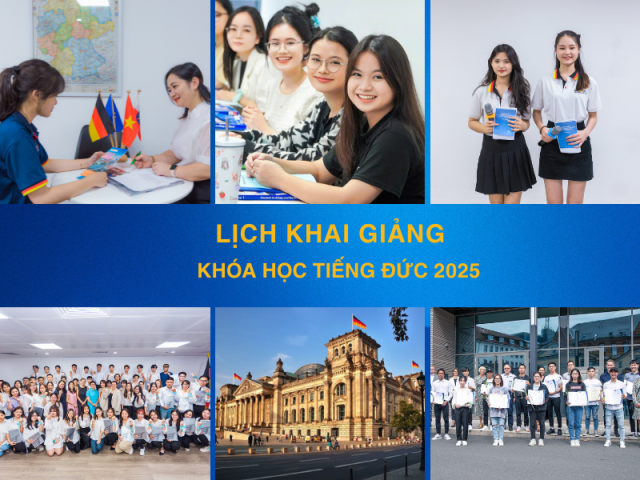 Lớp học tiếng Đức A1.1 tại GCA – Hanoi IEC khai giảng tháng 7–9/2025