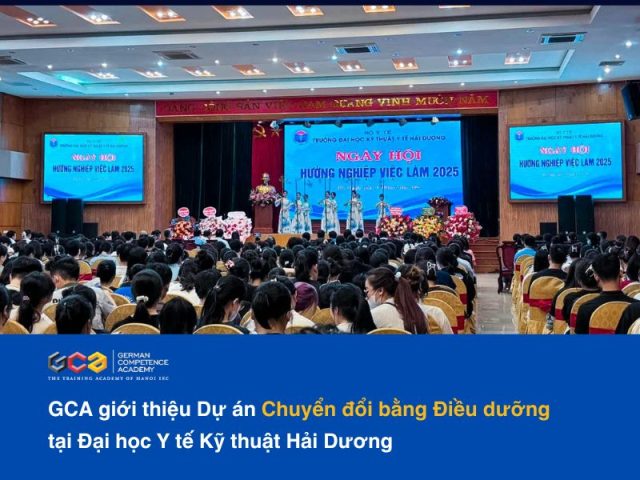 GCA tư vấn chương trình chuyển đổi bằng điều dưỡng tại Đức cho sinh viên Đại học Y Hải Dương