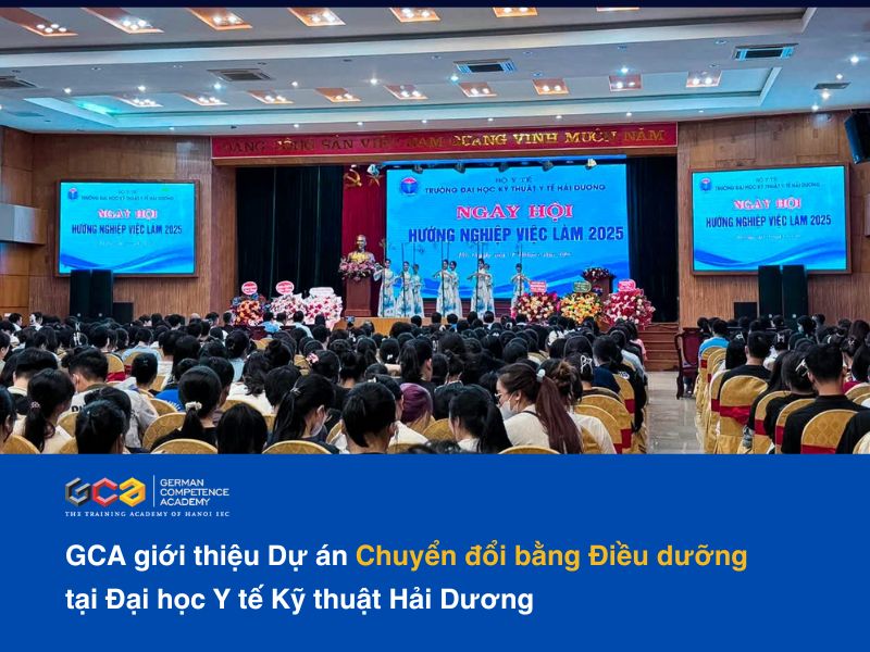 GCA tư vấn chương trình chuyển đổi bằng điều dưỡng tại Đức cho sinh viên Đại học Y Hải Dương