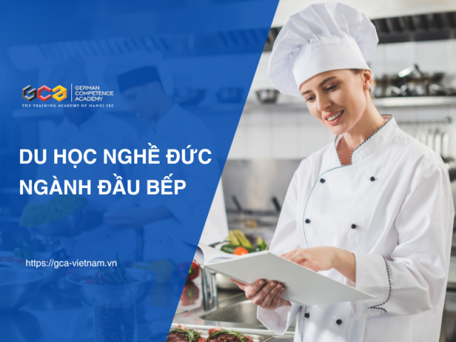 Học viên Việt Nam thực hành nấu ăn trong chương trình du học nghề tại Đức