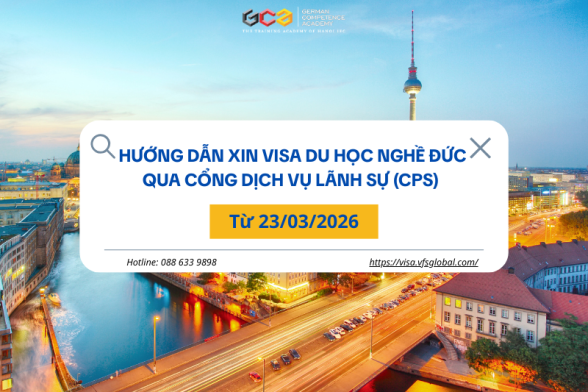 quy trình xin visa du học nghề Đức CSP