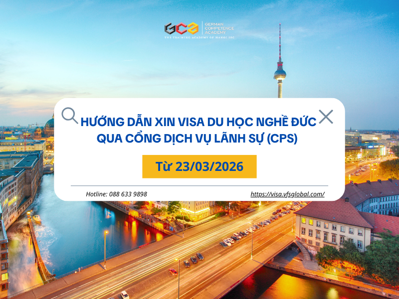quy trình xin visa du học nghề Đức CSP