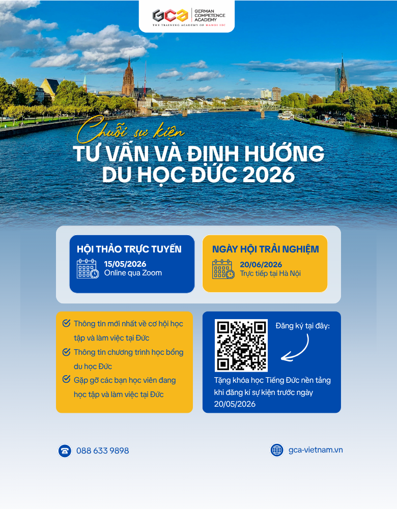 Hội thảo tư vấn du học nghề và chuyển đổi văn bằng tại Đức