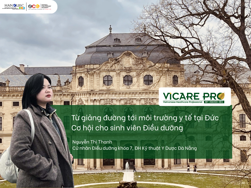 sinh viên điều dưỡng dumtp làm việc tại đức, chương trình vicare pro điều dưỡng đức